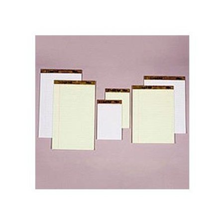 TOPS BUSINESS FORMS Letr-Trim Perf-Top Legal Pad, Canary, Legal Size, 50 Sheets/Pad, Dozen 7572